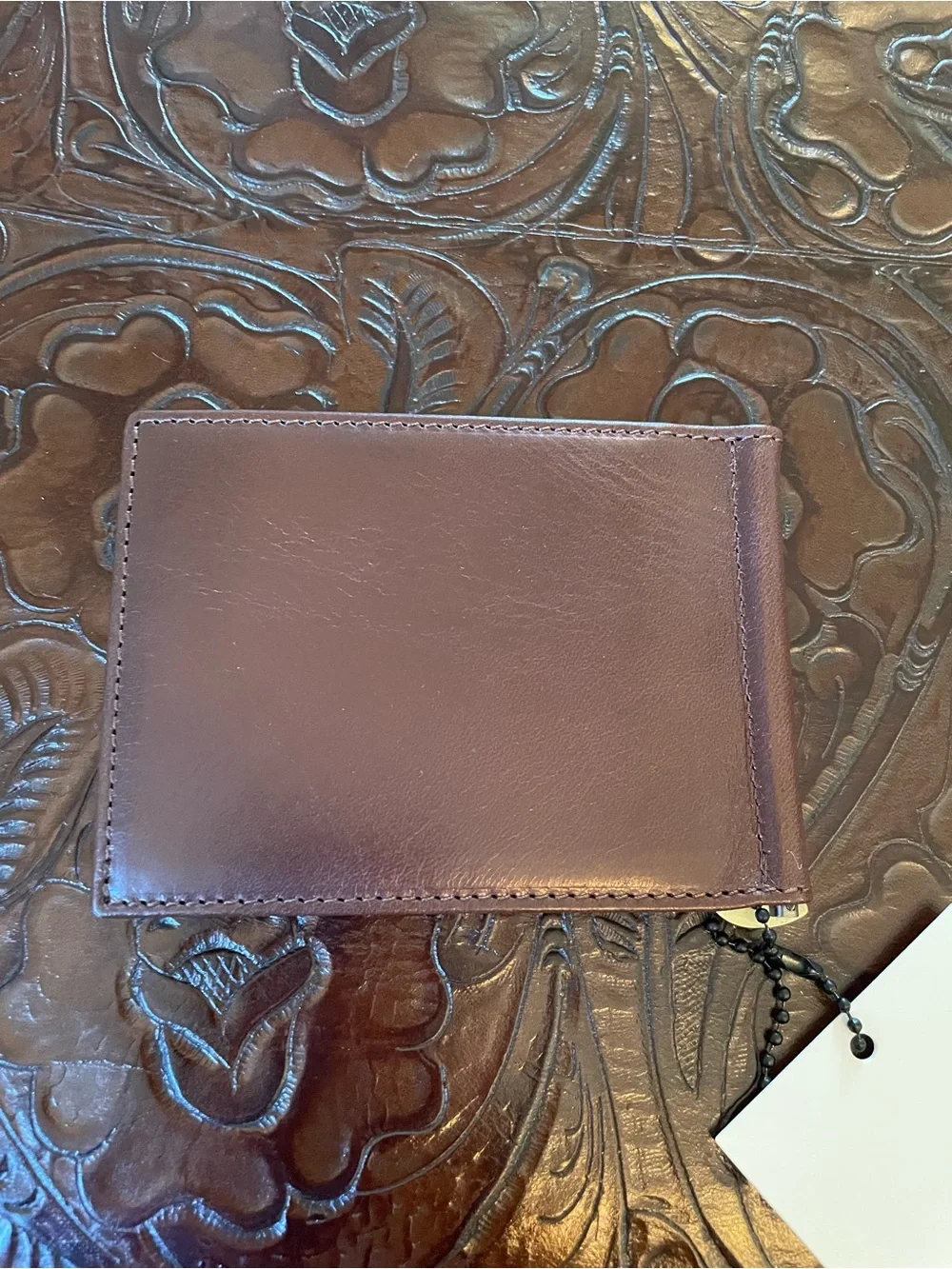 Breitling Brown Leather Bifold Wallet